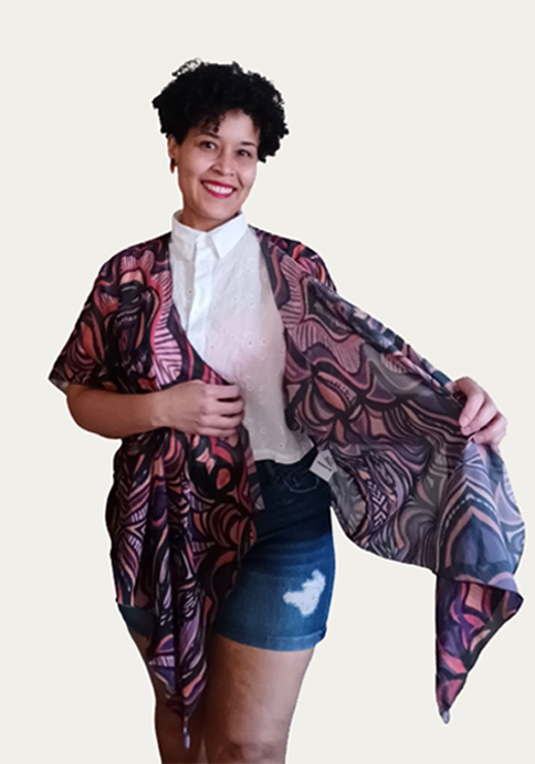 The Eye Draped Kimono