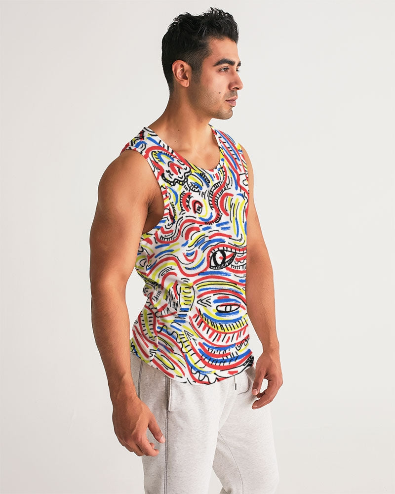 Graffiti  Summer Men's Sport Tank