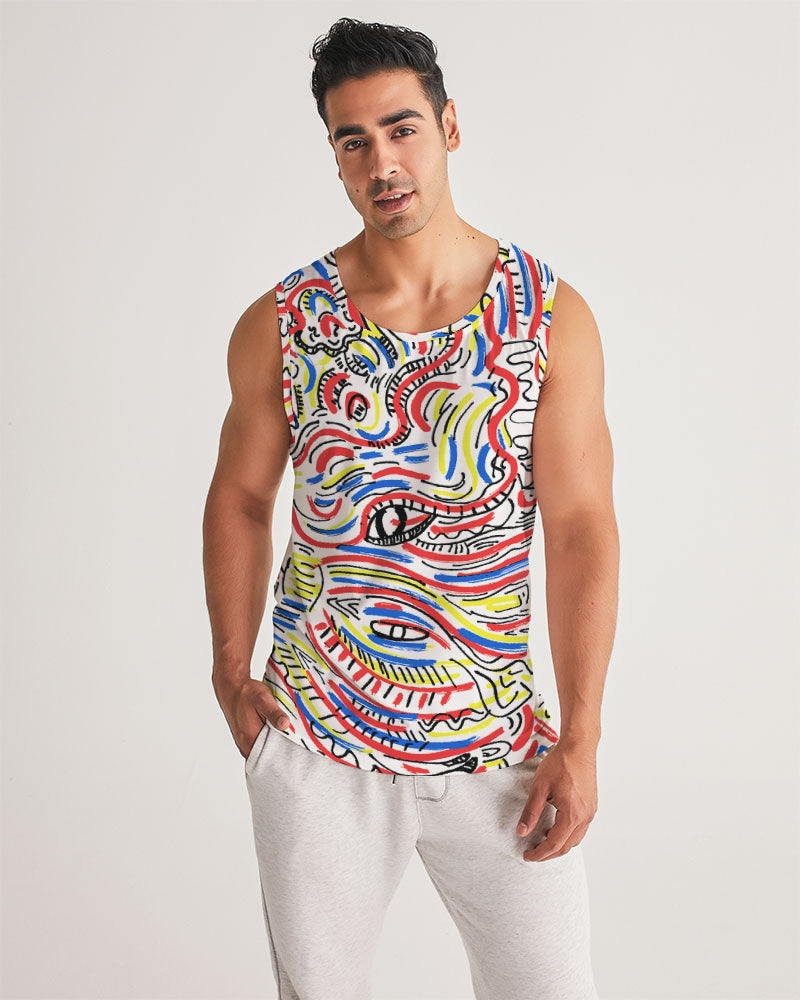 Graffiti  Summer Men's Sport Tank