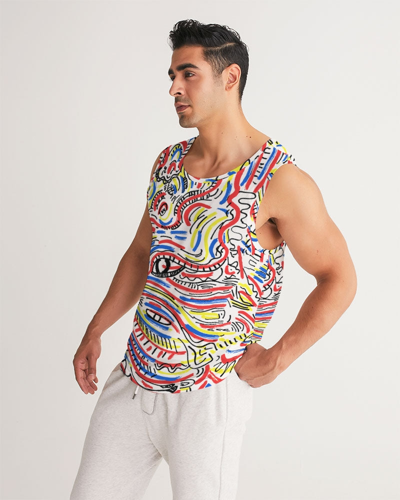 Graffiti  Summer Men's Sport Tank